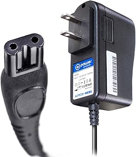 T-Power Ac Adapter 15V (5 Ft) Charger for Philips Norelco Electric Shaver Razor HQ7000 Series: HQ7260 HQ7290 HQ7300 HQ7310 HQ7320 HQ7330 HQ7340 HQ7350 HQ7360 HQ7363 HQ7380 HQ7390 HQ7405 HQ7415 HQ7615 Replacement Switching Power Supply Cord Charger