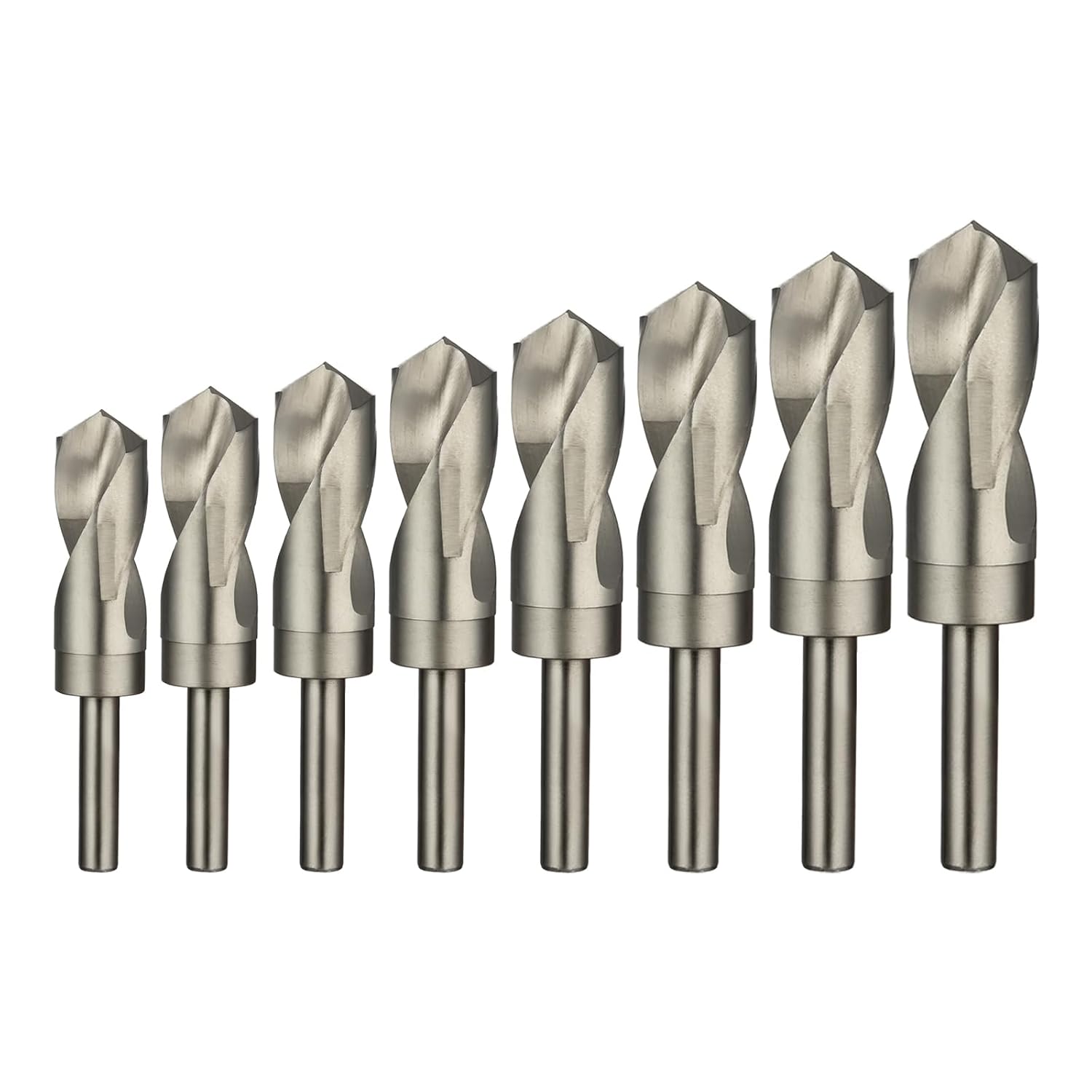 18.7mm Drill Bit 1/2" Reduced Shank Twist Drill Bits Gold Finish High Speed Steel for Stainless Steel Alloy Metal Plastic Wood 1pcs DRINYOUNG(18.7mm)
