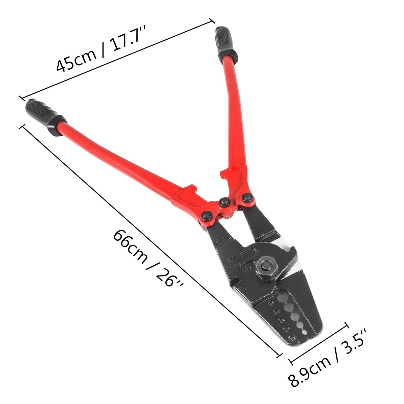 Pinza crimpatrice for cavi metallici da 24/30 pollici, manicotto isolato, pinza for in ​​alluminio e rame, doppio for pesca Per principianti del fai da te(30 Inch)