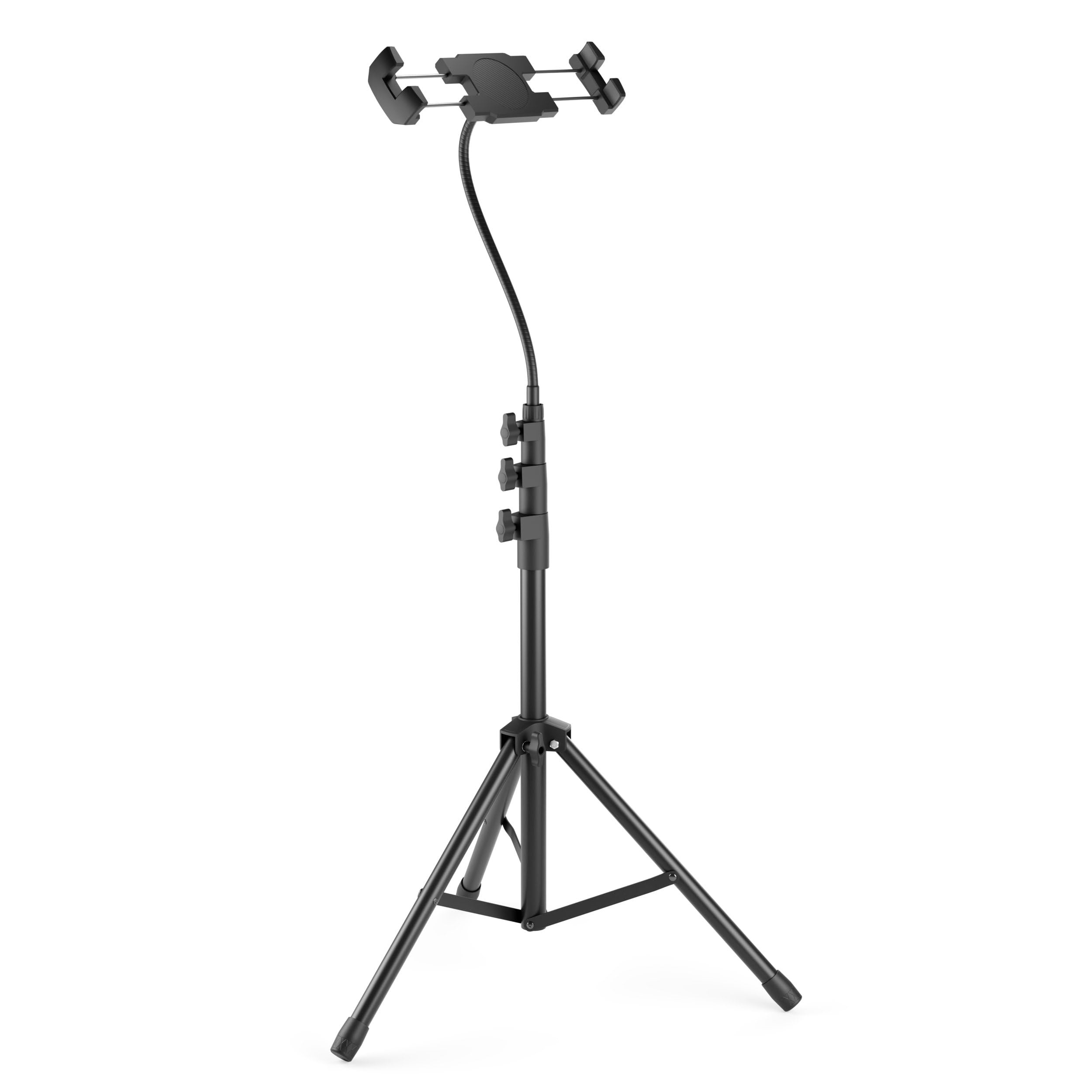 KOTO – Supporto da Pavimento per Smartphone e Tablet, Braccio Flessibile, Altezza Regolabile, Rotazione a 360°, Compatibile con Telefoni e Tablet