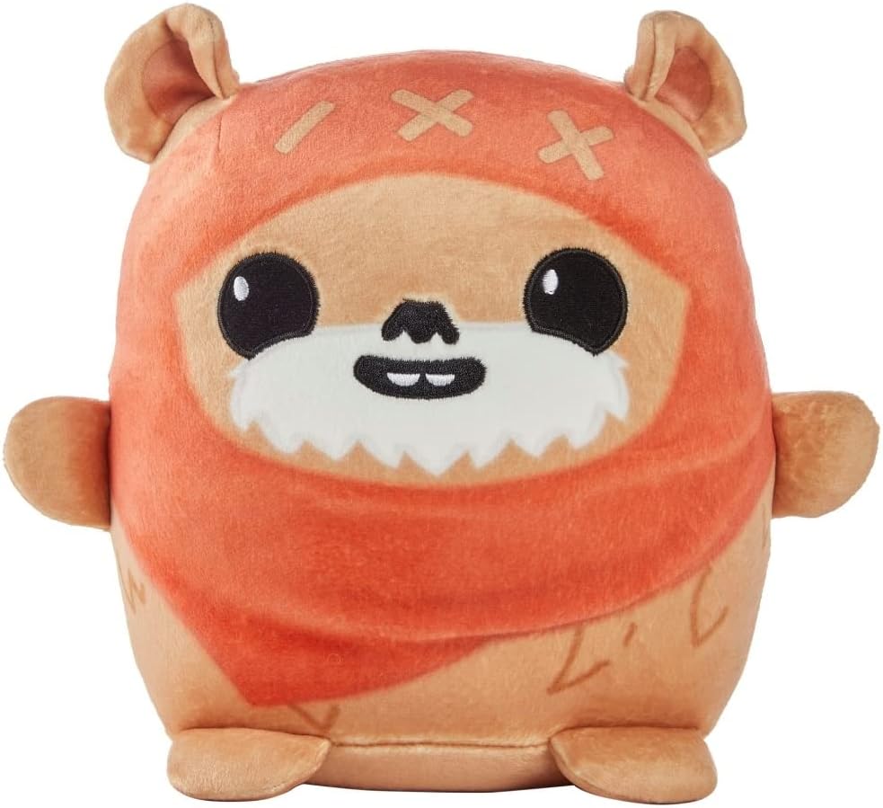Star Wars 7 inch Ewok Wicket Plush, Soft Rounded Pillow Doll, Collectible Gift for Kids & Fans Ages 3 Years Old & Up