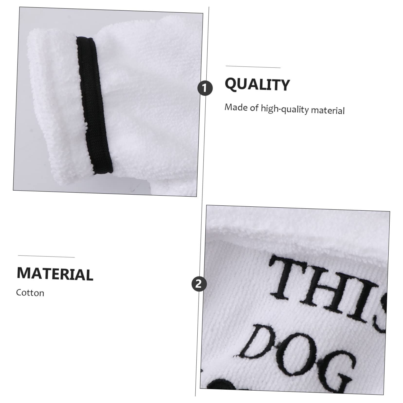 Kisangel 3stücke Fast Dry Pet Bathrobe Für Hunde Und Katzen Schnelltrocknender Super Saugfähiger Bademantel Mit Kapuze Weiß Für Baden Nässe