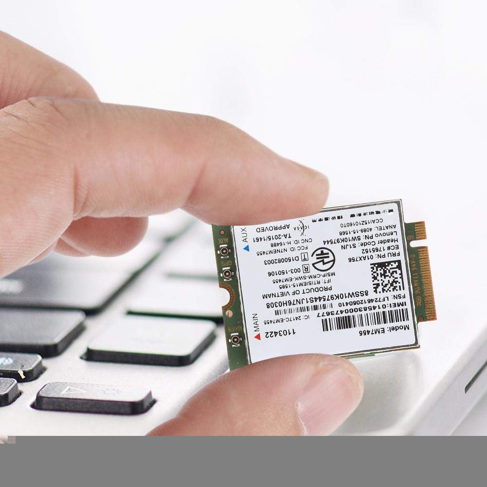 ASHATA Modulo 4G LTE WWAN, Scheda di Rete per ThinkPad T460 T460p T460s UMTS/HSDPA/HSPA + Scheda di Rete 300 Mbps NGFF / M2