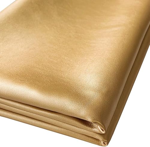 Tela de piel sintética de 1 yarda, 54 x 36 pulgadas, material suave de color sólido, 0.035 in de grosor, perfecto para fundas de tapicería, bolsos,