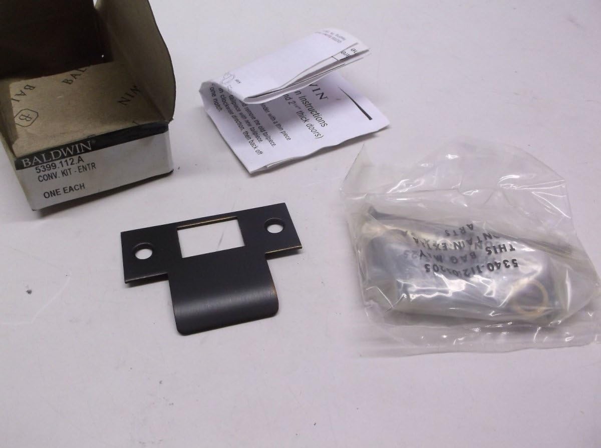 Baldwin Hardware 5399.190.A Thick Door Kit