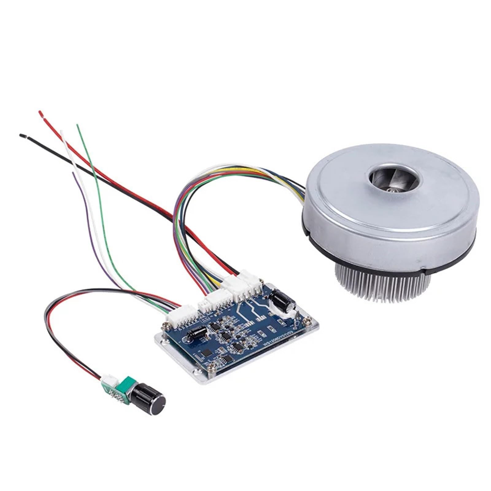VXAXPOHZA 160W 24V 48V 7.5kPa Low Noise High Pressure BLDC Centrifugal Blower +1pcs Driving Controller For Planter or Industrial Dedusting(24V)