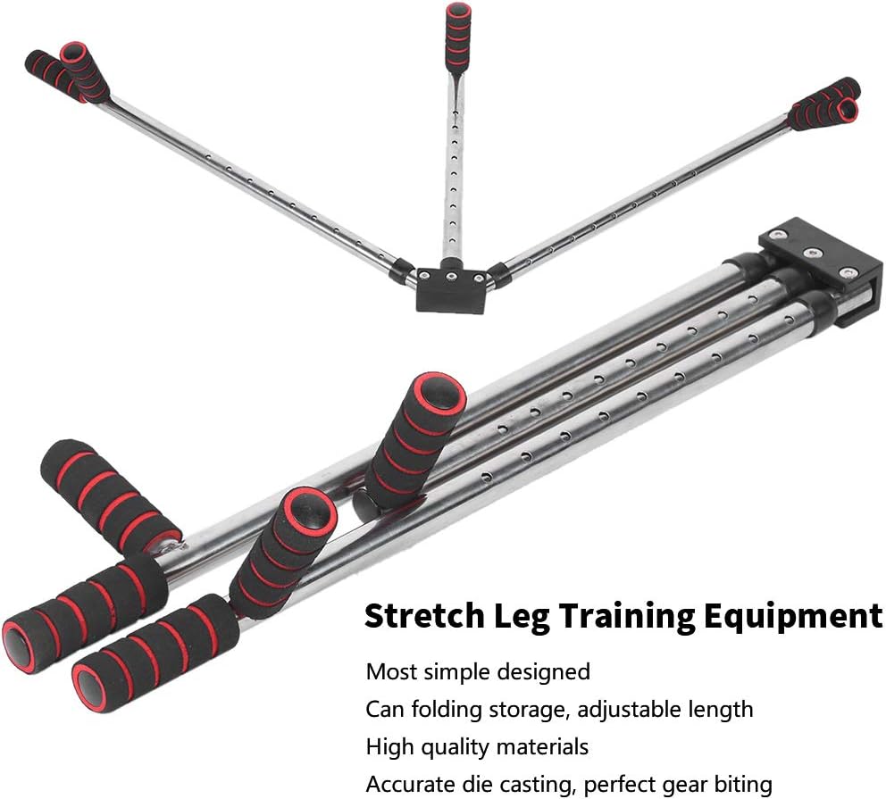 Stretch Leg Trainer Stainless Steel Foldable 3 Bar Leg Stretcher Machine for Yoga Dance Ligament Training Equipment