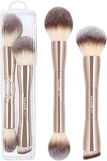 MAANGE - Brochas de maquillaje para base, 2 p...
