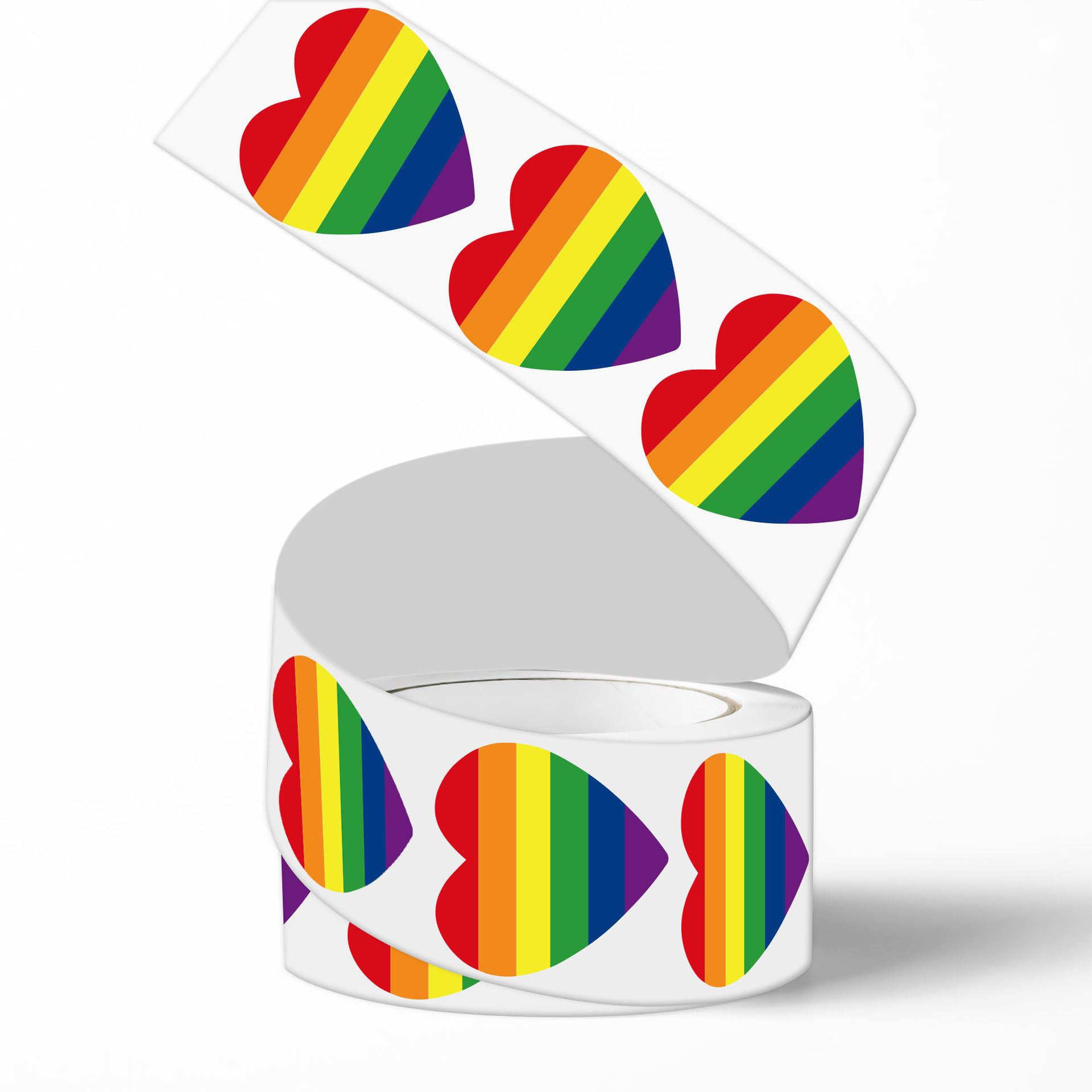 500 PCS LGBTQ Pride Stickers - Rainbow & Gay Pride Accessories Bulk Pack Rainbow Stickers for Pride Month, Parades, Festival Decorations, Party Supplies and LGBTQ Celebrations