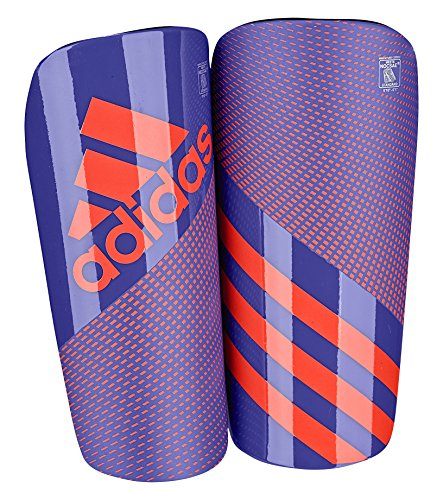 adidas Performance Ghost Shin Guards, Night Flash Purple/Solar Red, Medium