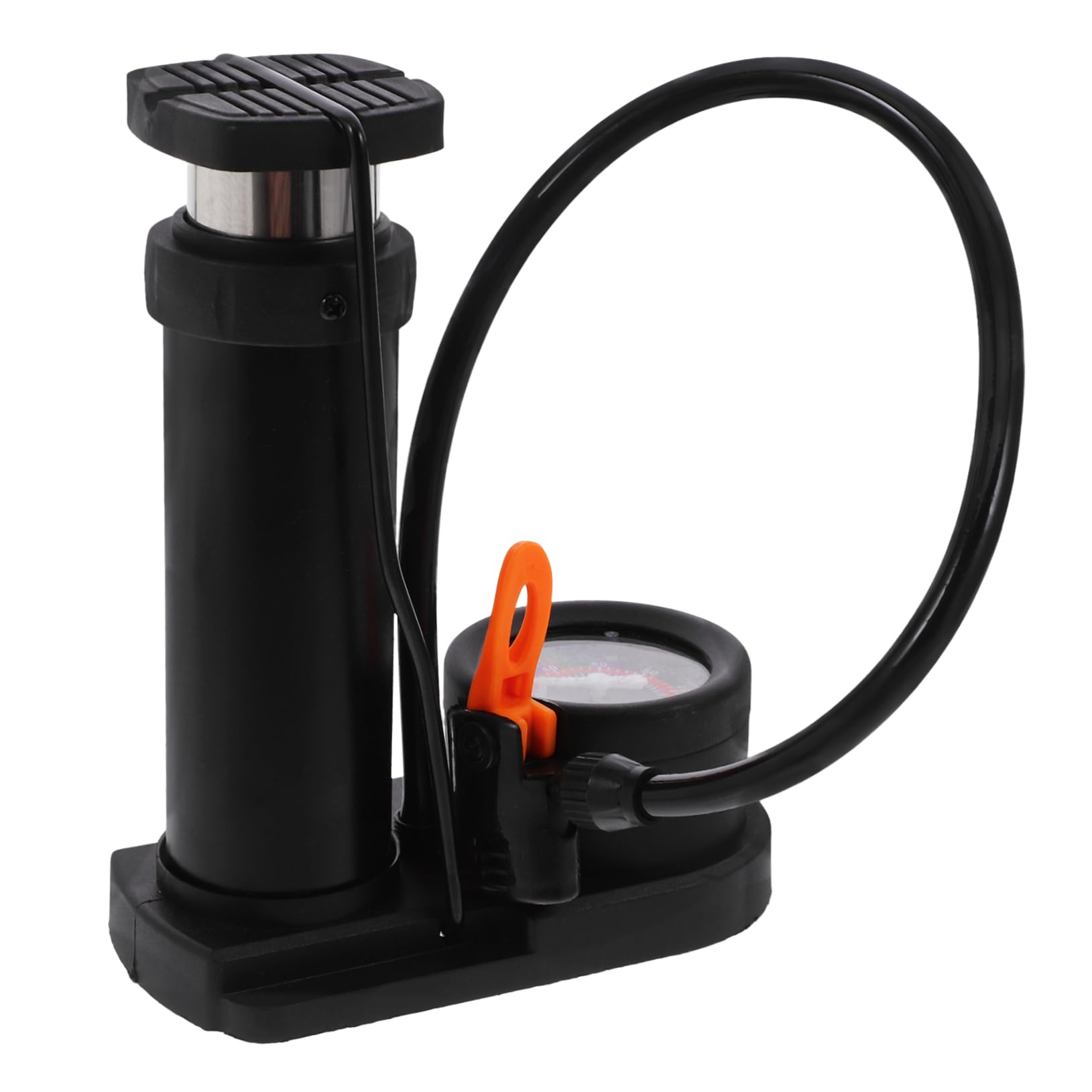 BESPORTBLE High-Pressure Foot Pump for Bike Mini Portable Tire Inflator Floor Pump Rechargeable Universal Valve