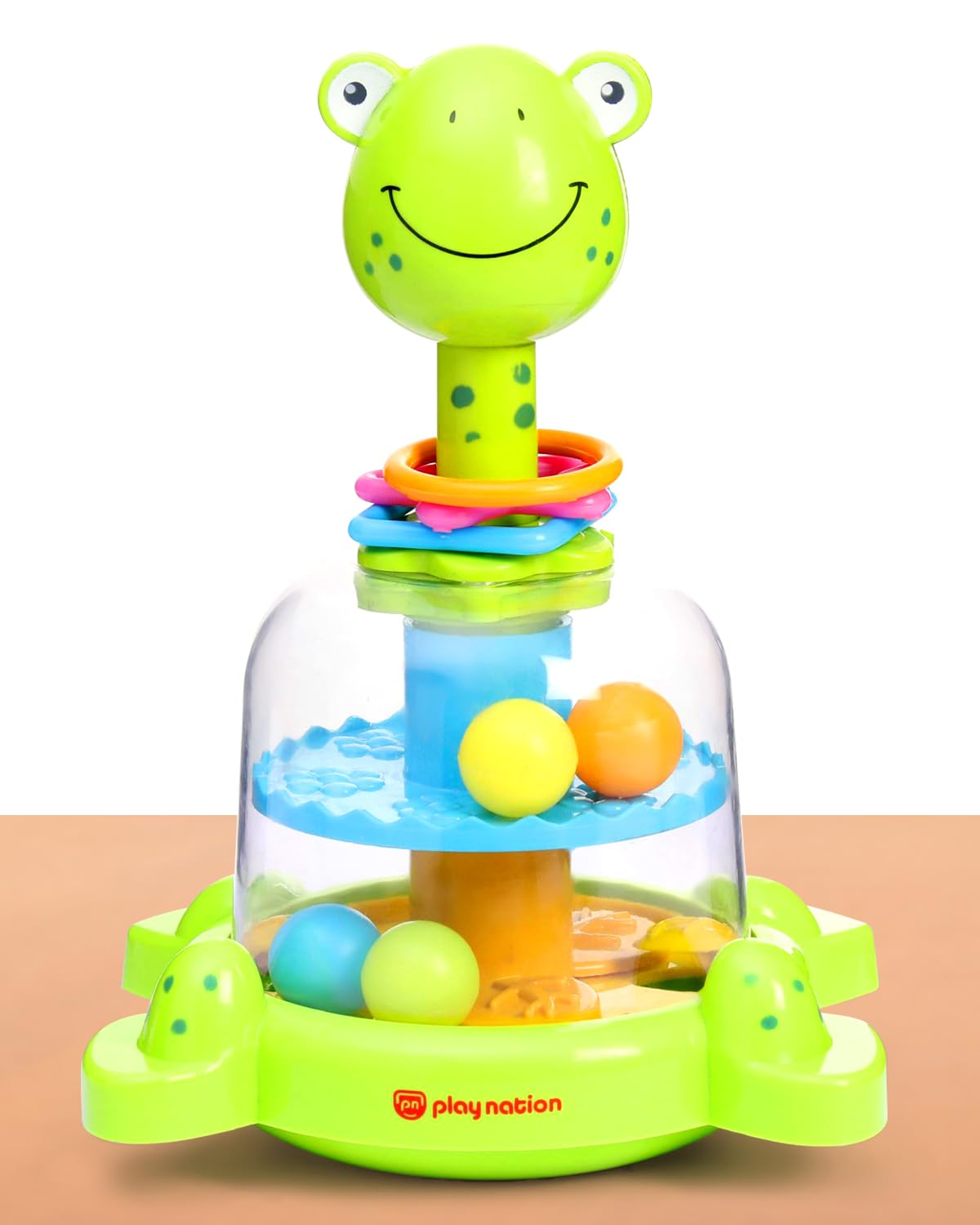 See full amazon price history chart for Play Nation Premium Frog Press and Spin Toy for Toddlers, Preschool Toys for Kids & Childrens, Encourage Walking, Build Gross Motor Skills and Hand-Eye Coordination, Green Play Nation Premium Frog Press and Spin Toy for Toddlers, Preschool Toys for Kids & Childrens, Encourage Walking, Build Gross Motor Skills and Hand-Eye Coordination, Green (B0CZLKHG4R) Amazon Price History, Amazon Price Tracker