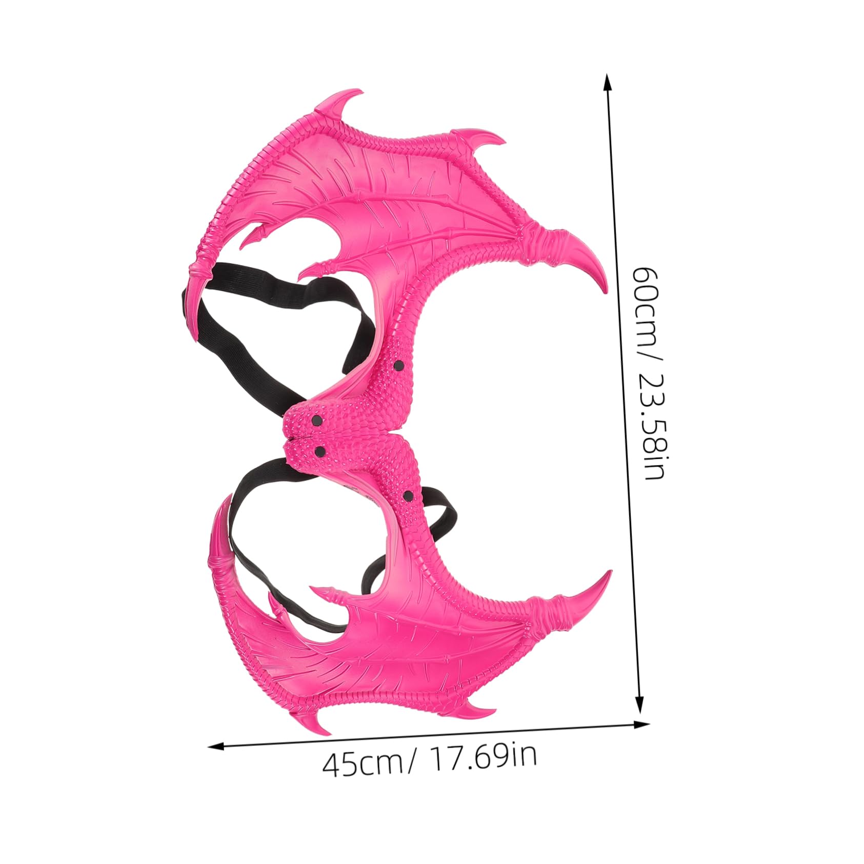 Mikikit 3 Pezzi Costume per Halloween con Resistente e Maschera per Giochi Ruolo e Feste