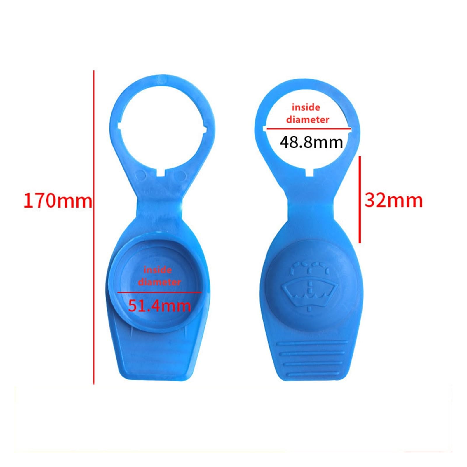 Tappo Lavavetri BIAREN Per Audi, VW, Skoda - Ricambio 1K0955455, Colore Blu, Plastica - Foto 8