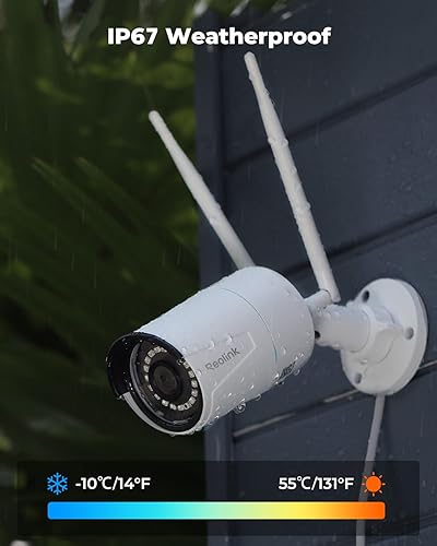 Miniatura 8 de Reolink Cámara de seguridad para exteriores cámara WiFi de doble banda HD de 5 MP para seguridad en el hogar 24 GHz5 GHz alertas de personas