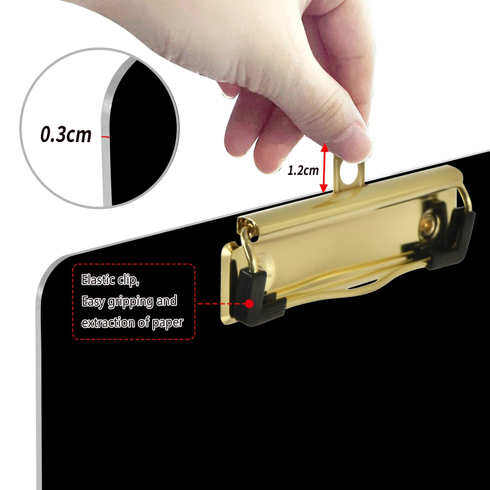 PIQUETS D'ORCHIDÉES ACRYLIQUES Transparents Et Clips Papillon Parfaits Pour Une EUR 28,25