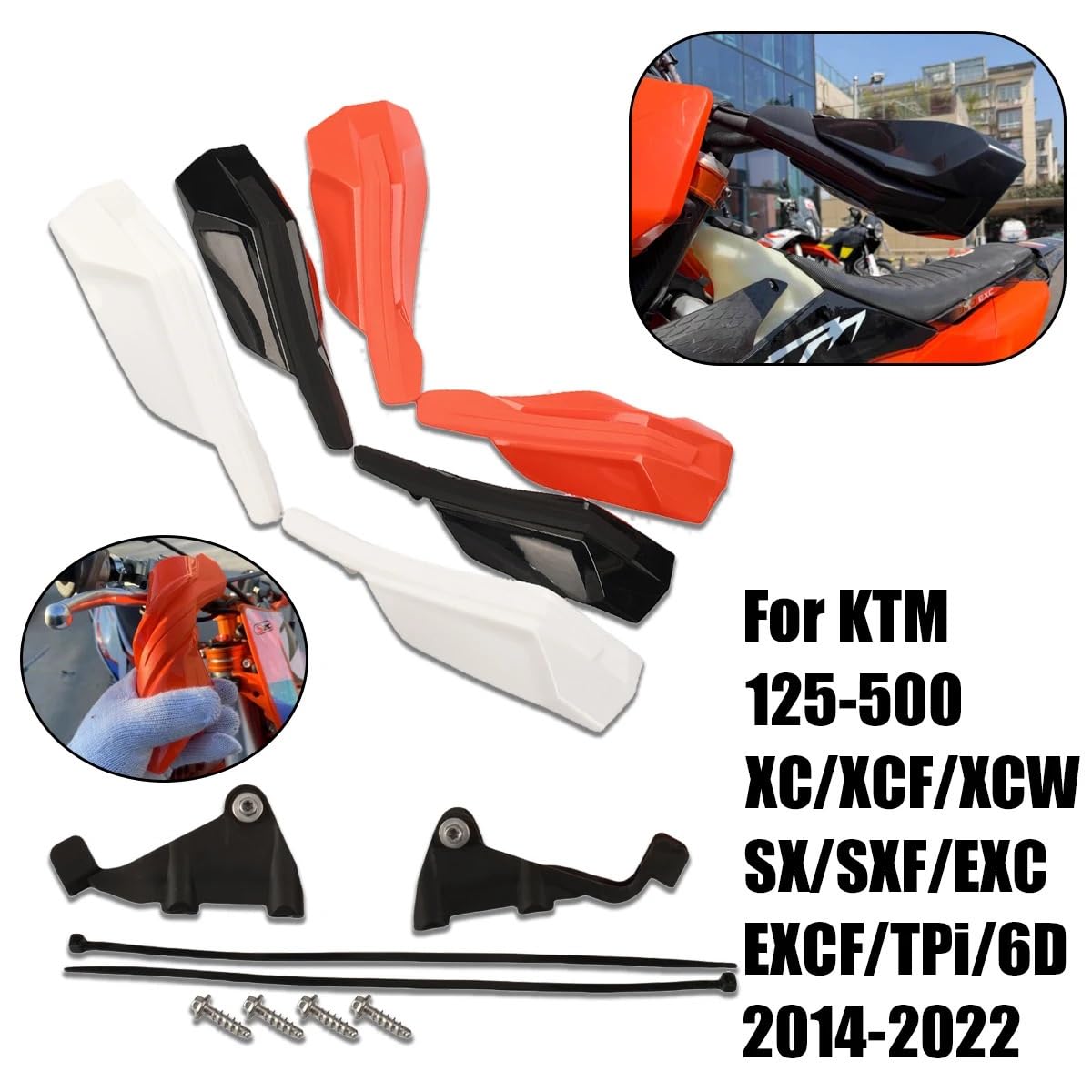 Osłona uchwytu motocykla Do 125 250 350-500 SX/SXF/EXC/EXCF/TPi/6D ochraniacze motocyklowe osłony dłoni Protector