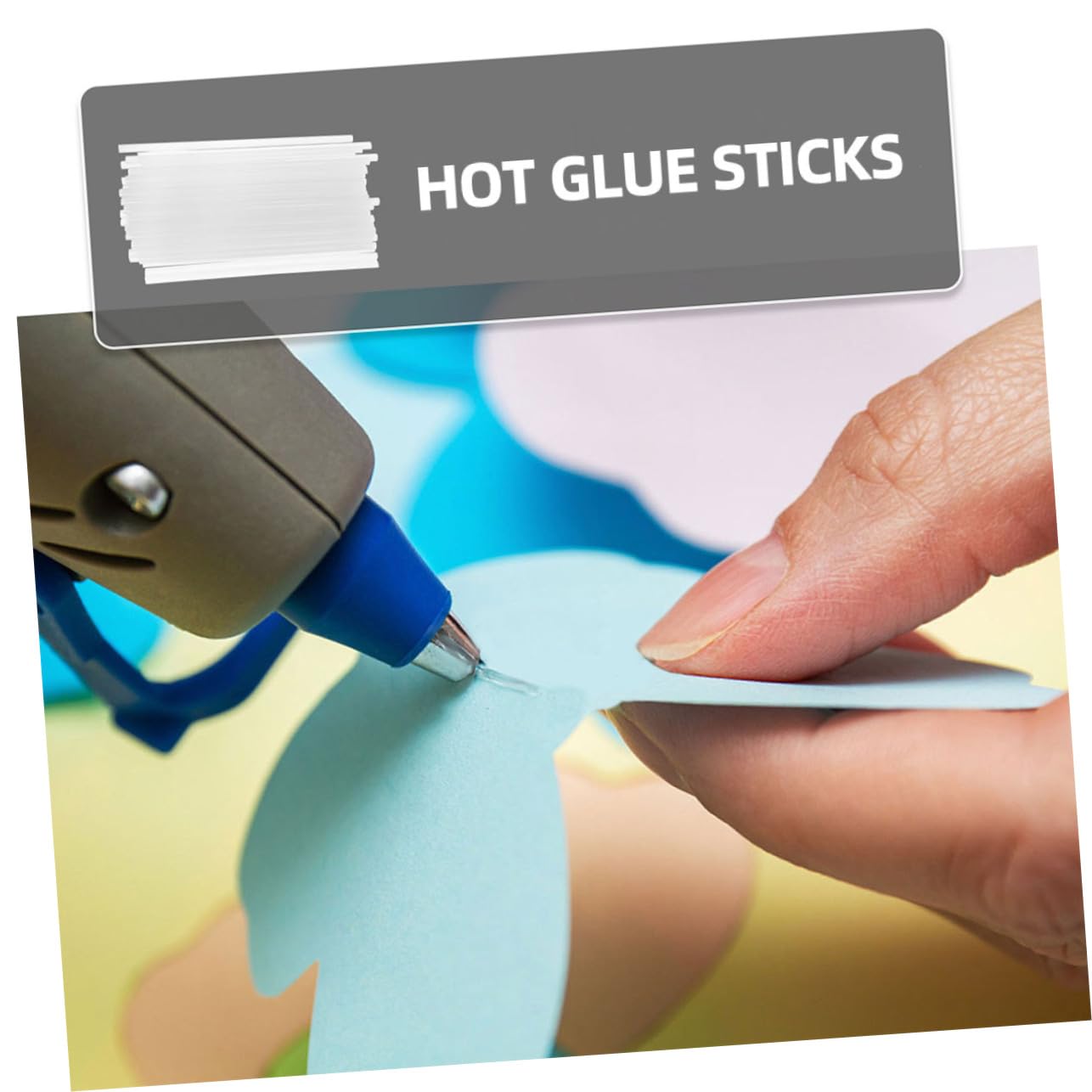 Gadpiparty Bâtons de Colle Thermofusible Transparents Peu de Bulles 100 Résine à Fusion Rapide pour Loisirs Créatifs pour Grands Projets et Étanchéité
