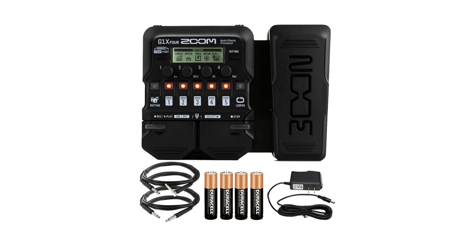 ギター Zoom G1X FOUR Amazon.com: Zoom G1X Four Guitar Effects Processor with
