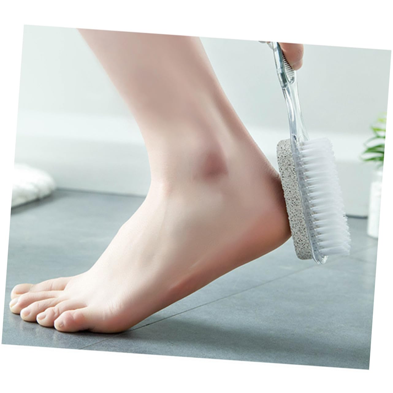 Veemoon Foot Care Kit con Raspa Piedi Spazzola per Unghie Pietra Pomice per Esfoliazione e Rimozione di Morta Kit Ergonomico per Piedi Lisci e Rinnovati