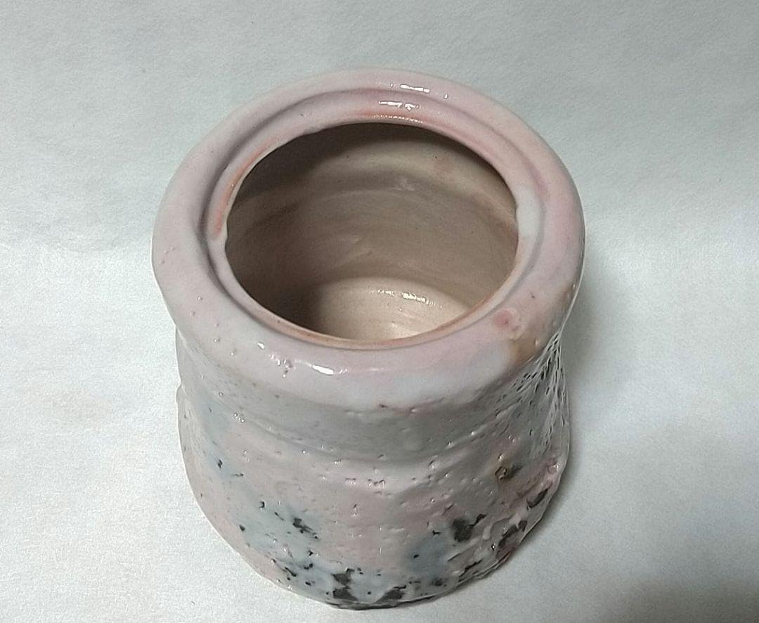 林正太郎 志野水指 共箱 共布 日本工芸会正会員 美濃焼