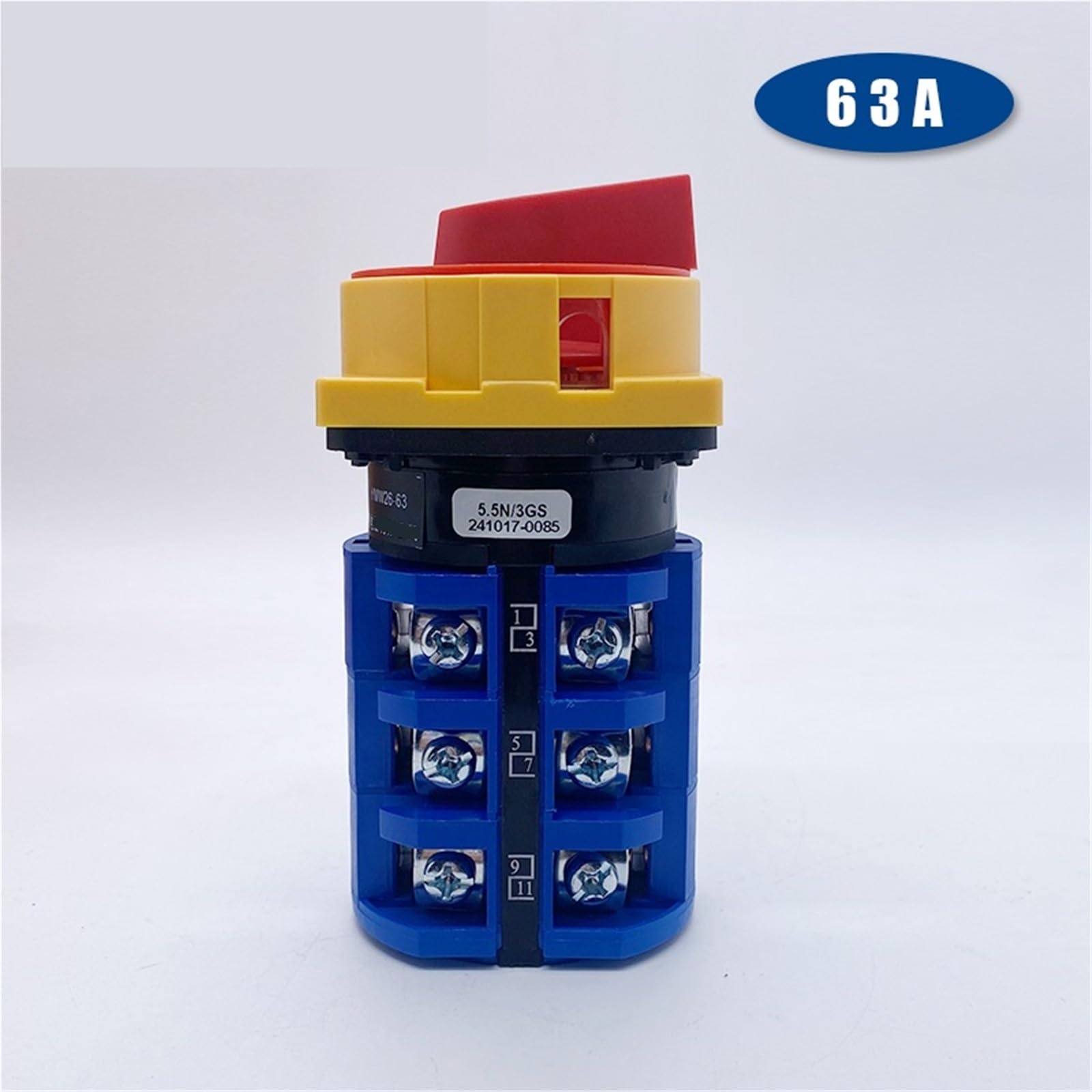 YMW26GS-63A 5.5N/3 Interruptor de leva giratorio Candado Circuito de control maestro APAGADO-ENCENDIDO LW28 LW26GS 1 pieza
