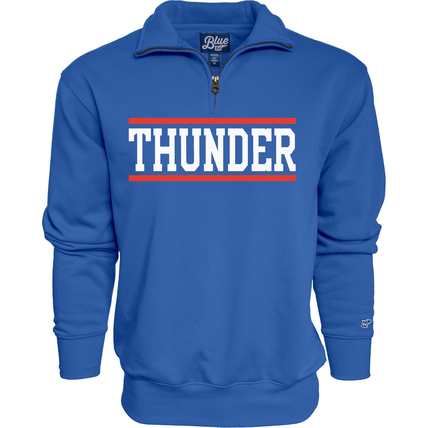 Blue 84 NBA Officially Licensed Quarter Zip Sweatshirt Team Color