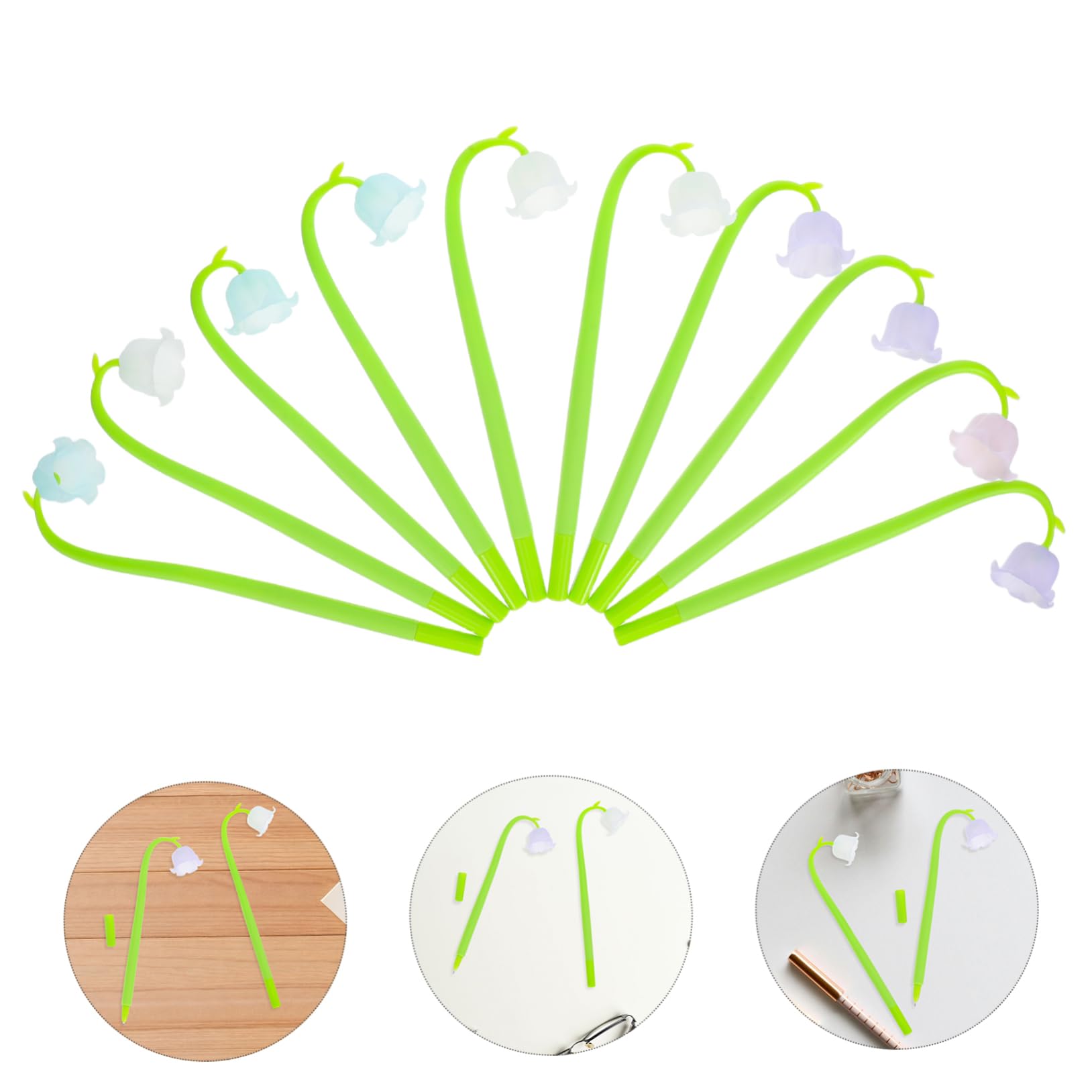 MAGICLULU 10 Piezas Bolígrafo De Gel Para Estudiantes Material Escolar Para Escribir y Tomar Notas En Clase y En Casa