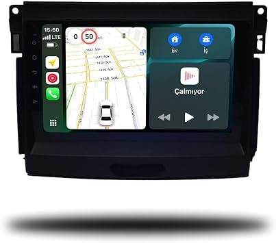 MarTechno Arka Panelli Android Multimedya 4GB RAM 32GB Haf za Ford Ranger 2016-2022 ile uyumlu