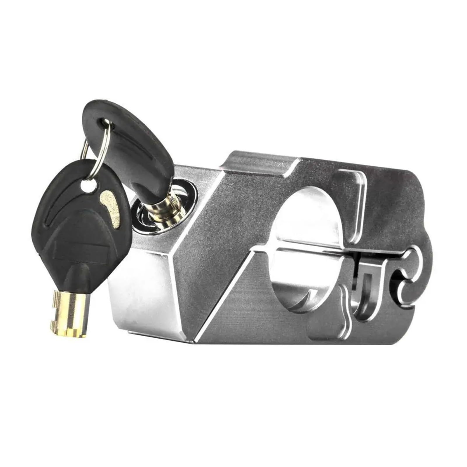 Lock per Il Manubrio delle Moto in Lega di Alluminio Anti furto | Chiave a maniglia universale realizzata in lega di alluminio per una sicurezza antitaccheggio efficace.