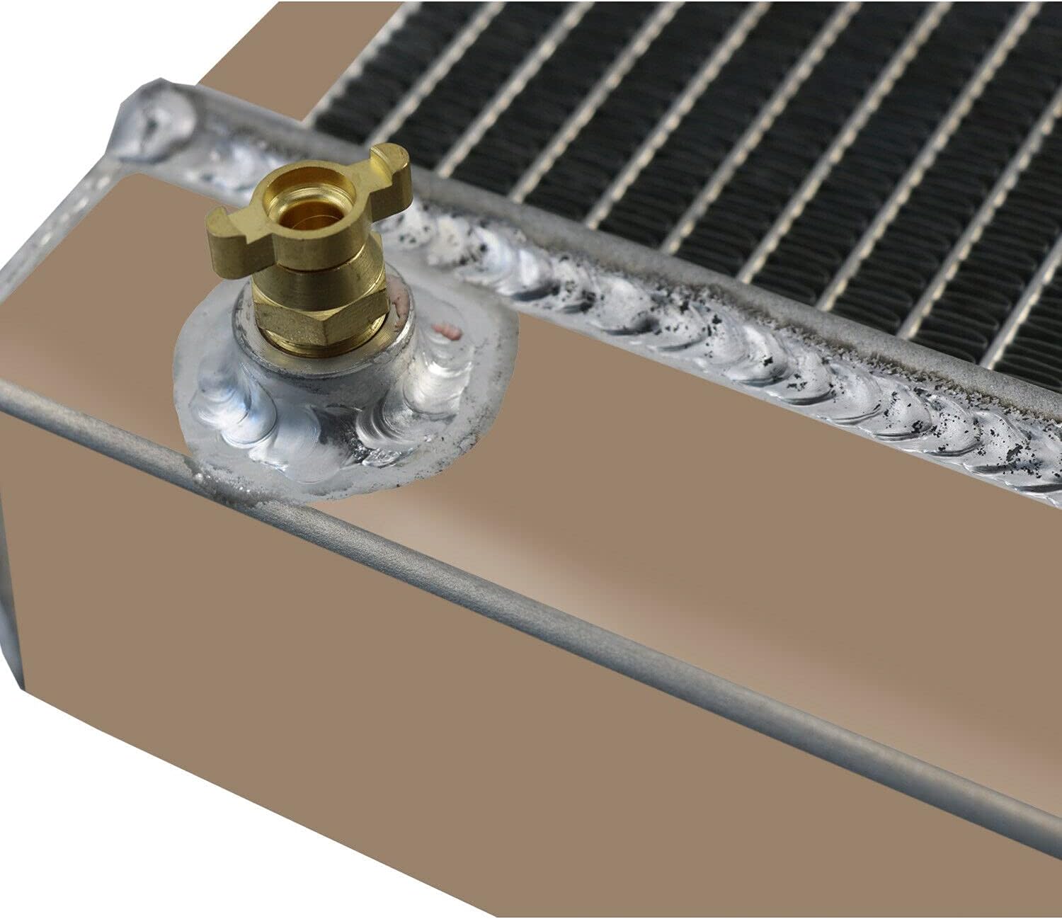3 Row All Aluminum Radiator For 1973-1979 Dodge D100 D200 D300 D400 D450 W100 W150 W200 W300 Truck / 1974-1979 Plymouth PB100 PB200 PB300 5.2L 5.6L 5.9L 6.6L 7.2L V8