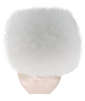 Amazon.co.jp: Wigs2you 魔女 白 アフロ ウィッグ H-2611 フル