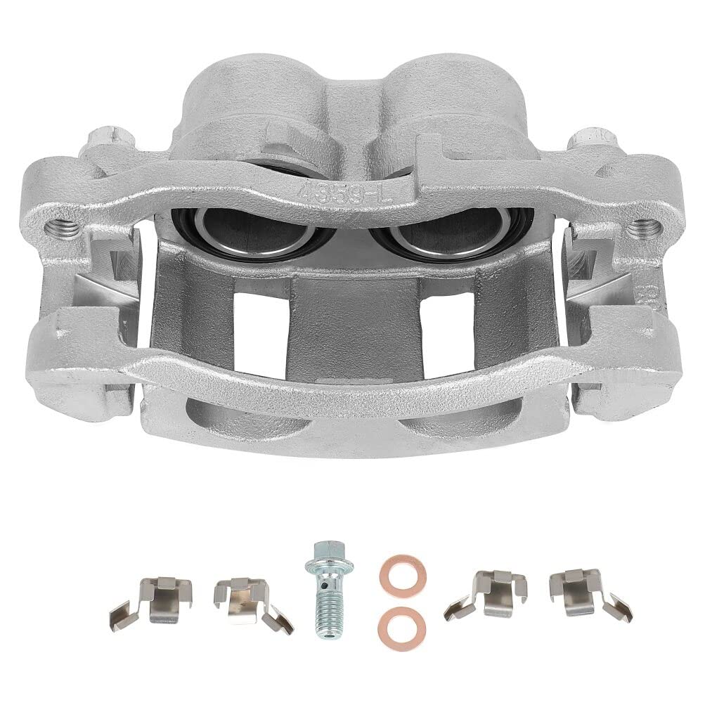 SCITOO Front Left Brake Caliper With Bracket 18B4695 Compatible For Chevy Blazer/S10, For GMC Jimmy 98-05, For GMC Sonoma 98-04, For Isuzu Hombre 98-00, For Oldsmobile Bravada 98-01