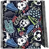 Grafoplas - Mappe mit 30 transparenten Hüllen, A4, Spiralbindung, PVC, flexibler Einband, Kollektion Design Bits&Bobs Pop Up Design Match, Maxiplas, perfekt für die Organisation Ihrer Schulsachen