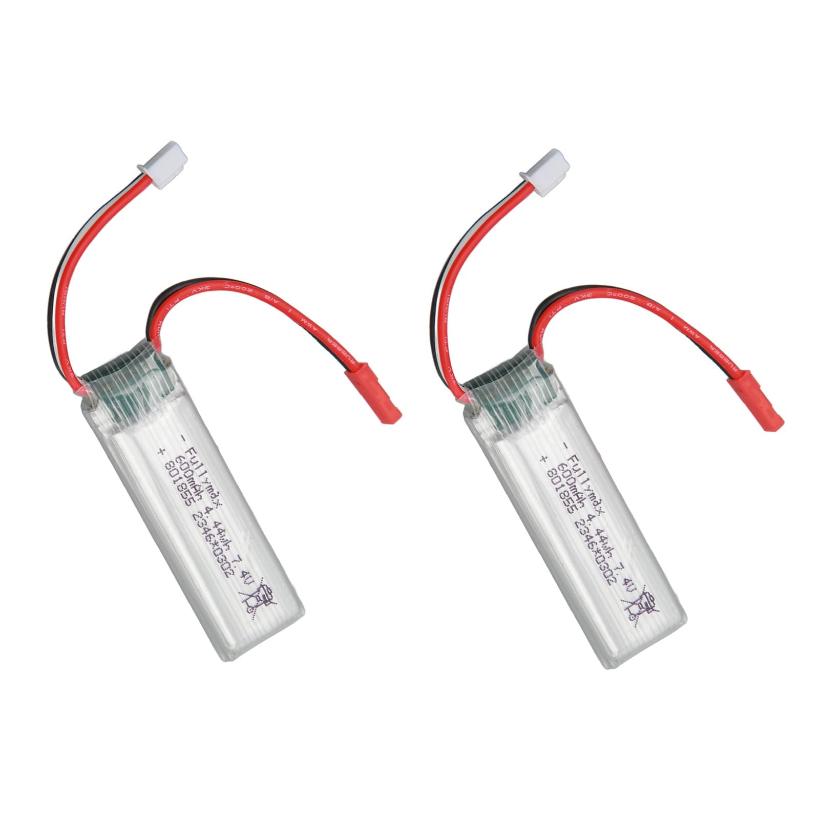 2 szt. RC samolot, baterie zamienne do XK A280 samolot R C bateria litowa 7,4 V 600 mAh