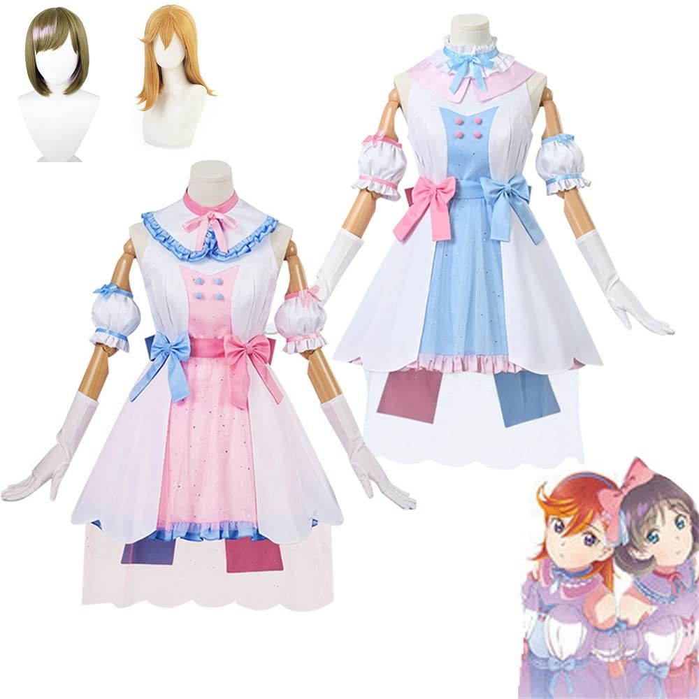澁谷かのん コスプレ衣装 ウィッグ付 コスプレウィッグ ラブライブ！スーパースター!! Liella! 澁谷かのん
