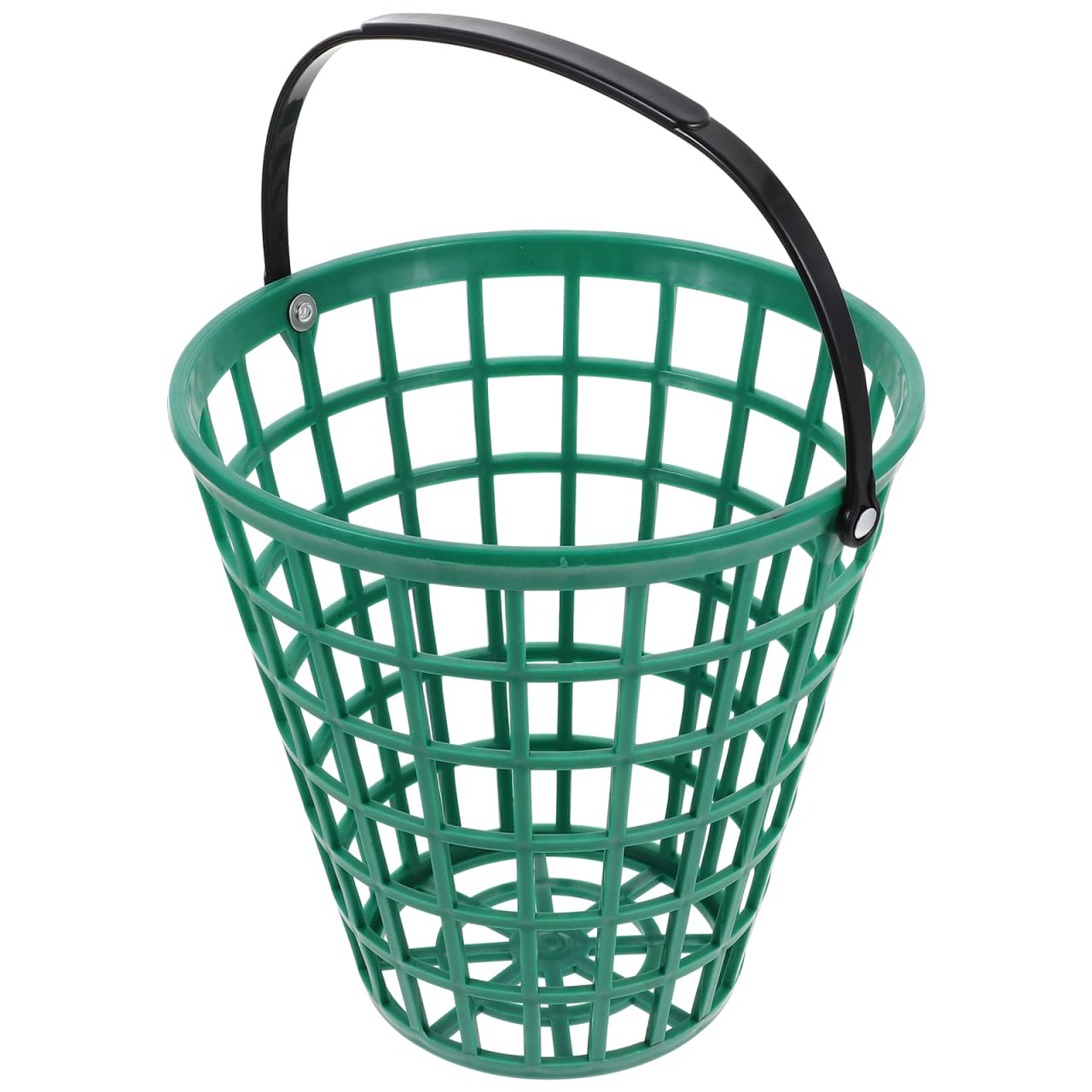 BESPORTBLE de Rangement pour balles de Golf, Panier de Rangement pour balles de Golf, Panier de Golf avec poignée, Peut contenir 75 balles, Nylon Durable, Vert