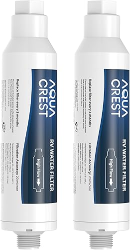 Miniatura 12 de AQUA CREST Filtro de Agua X-Large para Vehículo Recreativo, Prefiltro de Extremo de Manguera de Jardín para Piscina, Jacuzzi, Spa, Reduce el Cloro