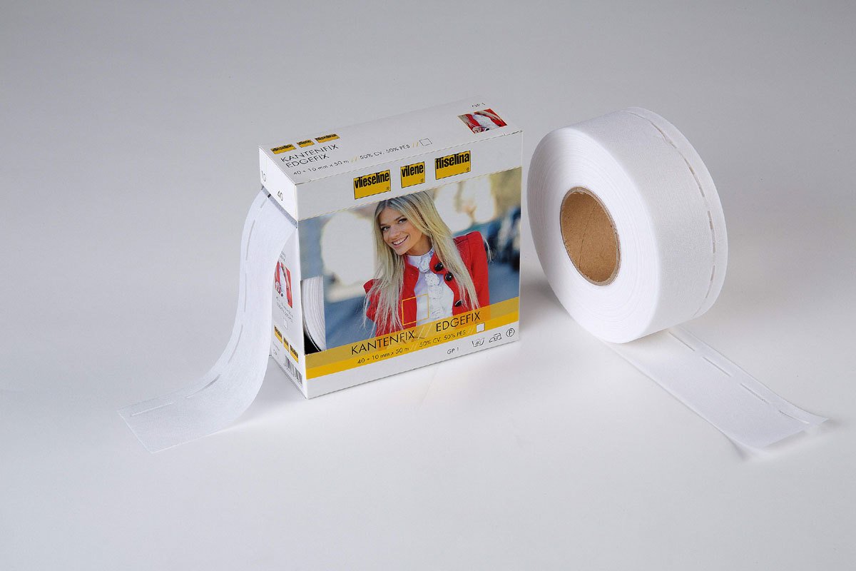 Vlieseline de Freudenberg 50m white quick lip, fabric, 40-10 mm x 50 m