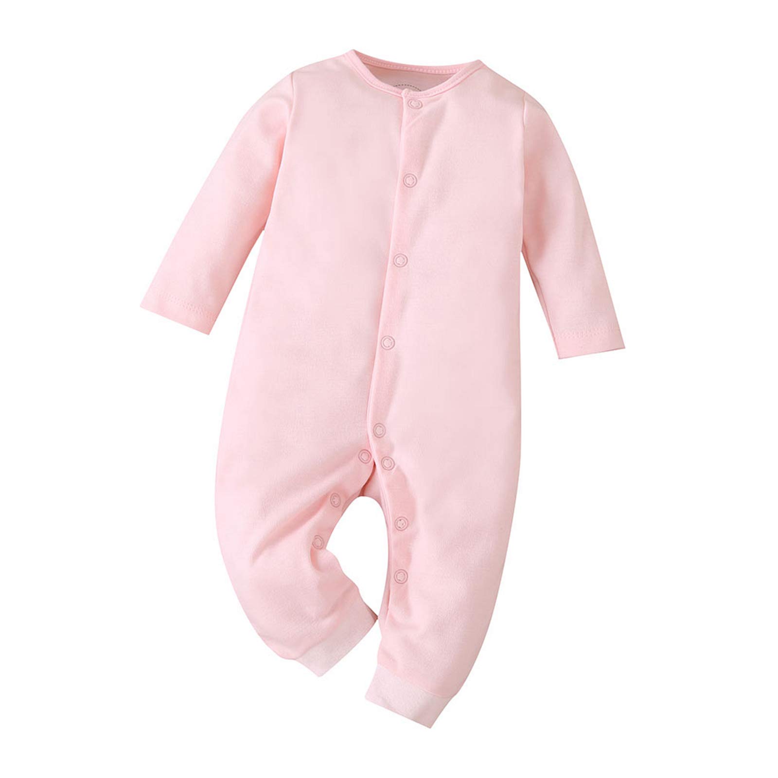 amropi Bambina Pagliaccetto 3 Pezzi Ragazze Jumpsuit Manica Lunga Cotone Tutine 0-18 Mesi
