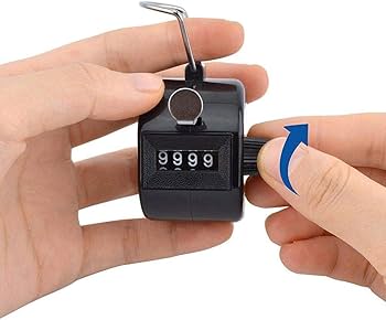 Amazon.co.jp: 4桁の機械カウンタ0000から9999 4桁の数字の手動