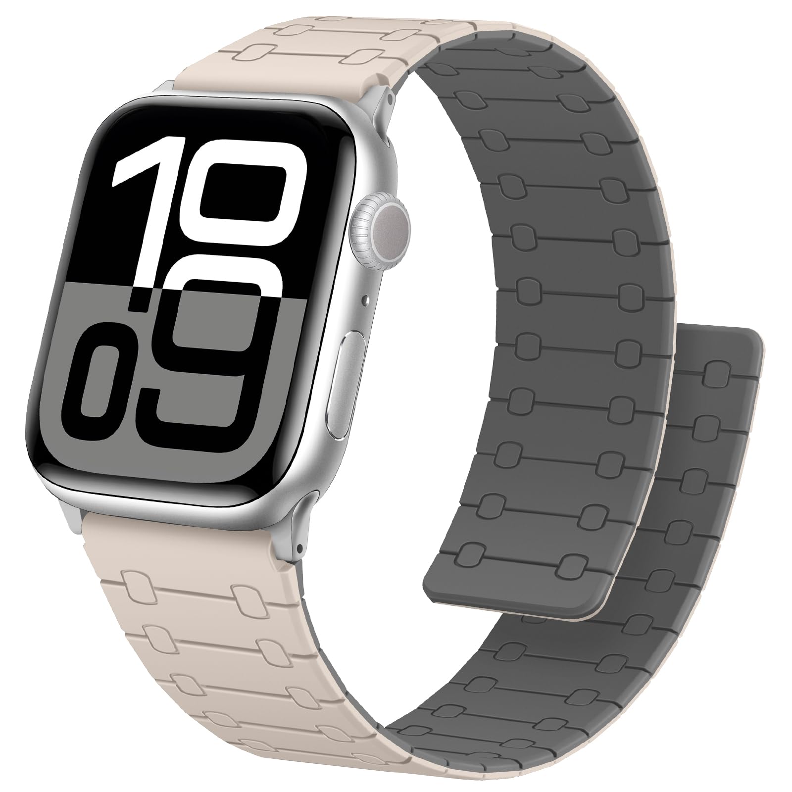 Anlinser Compatible with Apple Watch Band 42mm 41mm 40mm 38mm for Women Men, Double Side Reversible Magnetic Strap for iWatch Series 11/10/9/8/7-1 SE