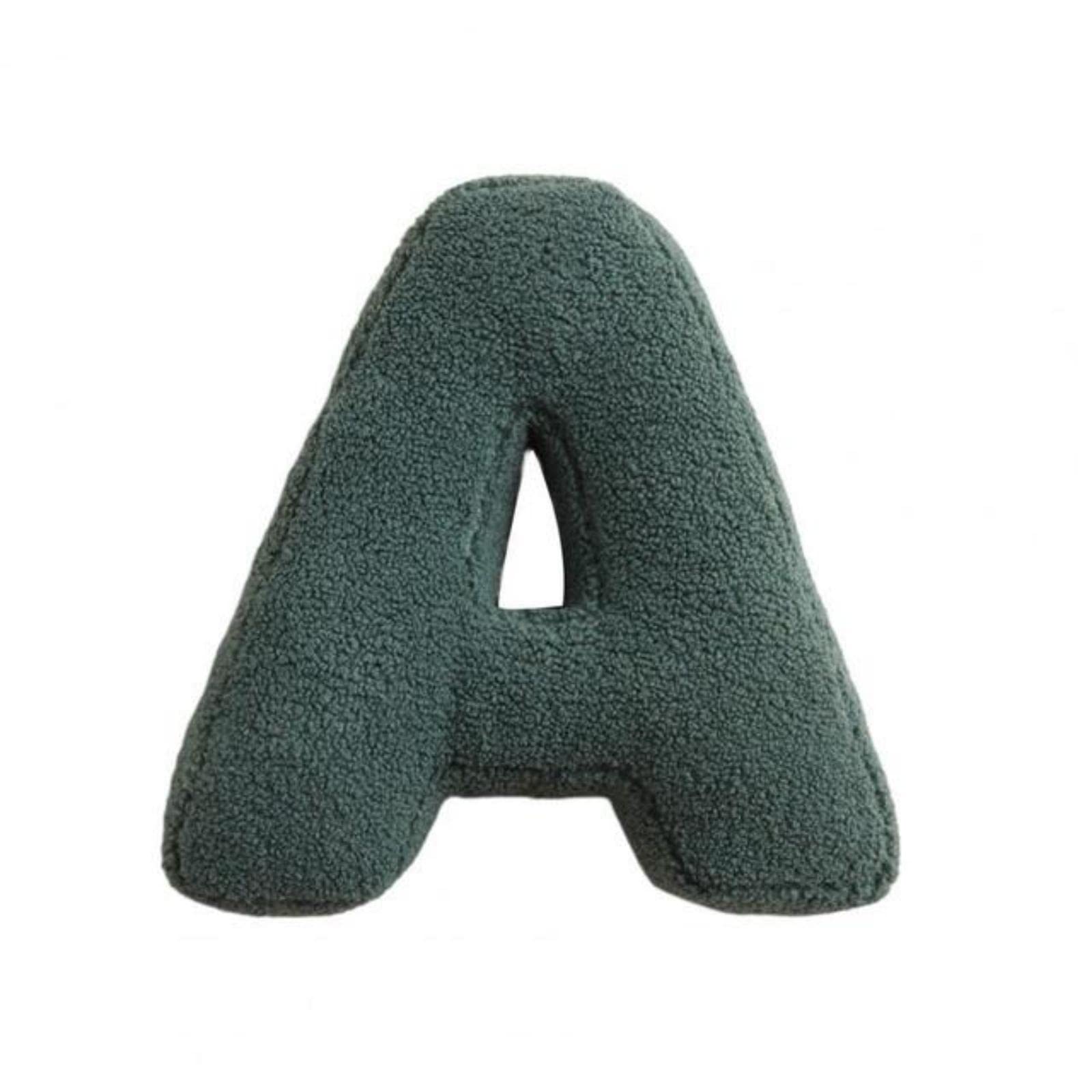 MOJUN Letter Pillows, Cute Soft Plush Letter Decorative Pillows English Alphabet Throw Pillows Cushion for Living Room Sofa Couch Bed Car Decoration,