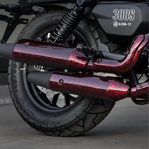 Miniatura 3 de ASENDIWAY Rollo de vinilo de fibra de carbono forjado rojo forjado, rollo de vinilo estirable para decoración de bricolaje