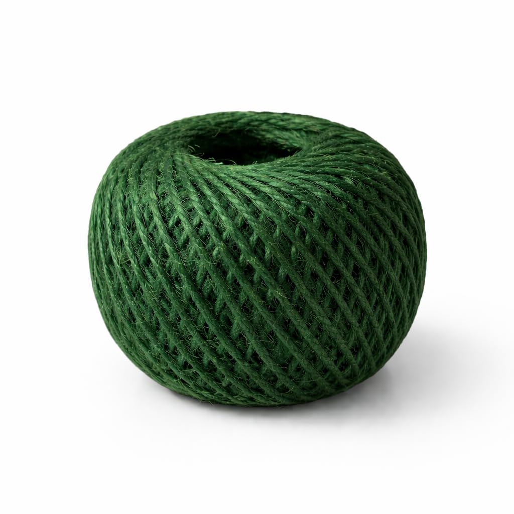 80m Garden Twine String Rope for Wrapping and Gardening Green Twine String for Climbing Plants Crafting & DIY Projects (pack of 1)