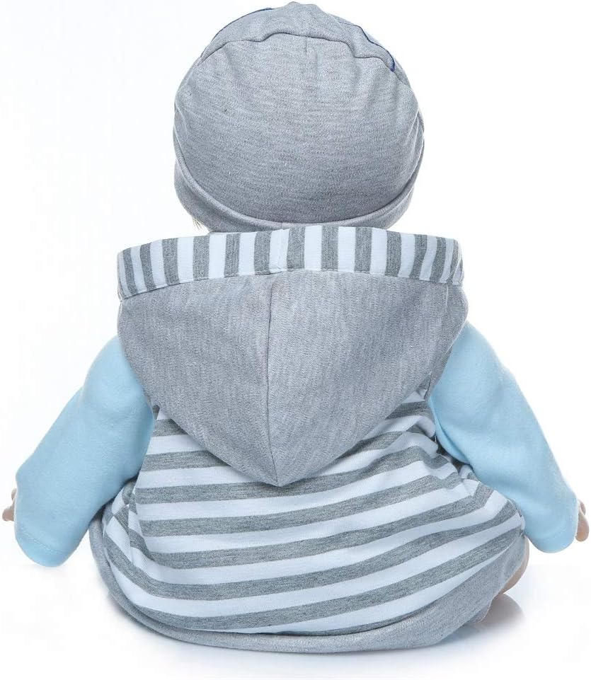 Flаѕh Dеаlѕ - 40% оƒƒ Realistic Reborn Baby Dolls Boy Soft Silicone Touch Vinyl Dolls Blue Outfit 22 Inches Real Life Baby Dolls Tор Rаtеd Realistic Reborn Baby Dolls Boy Soft Silicone Touch Vinyl Dolls Blue Outfit 22 Inches Real Life Baby Dolls