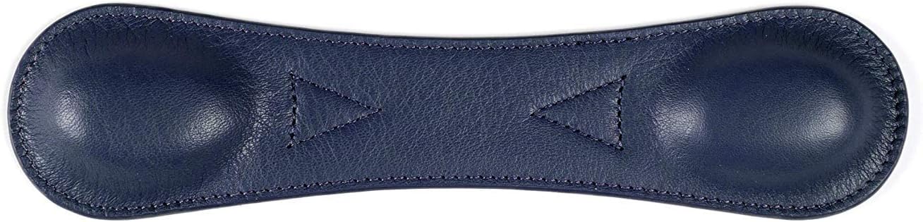 Weighted Bookmarks 8 1/2'' Genuine Leather, Navy,