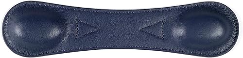 Weighted Bookmarks Marque-Page lesté en Cuir véritable 21,6 cm Bleu Marine