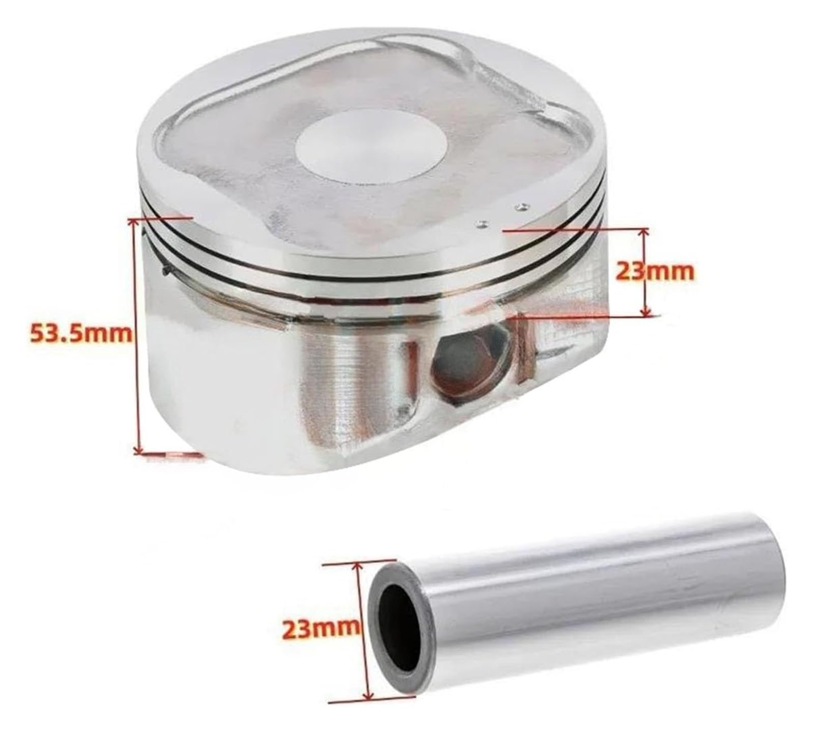 Kit di montaggio pistone 92mm 500CC Perno 23mm