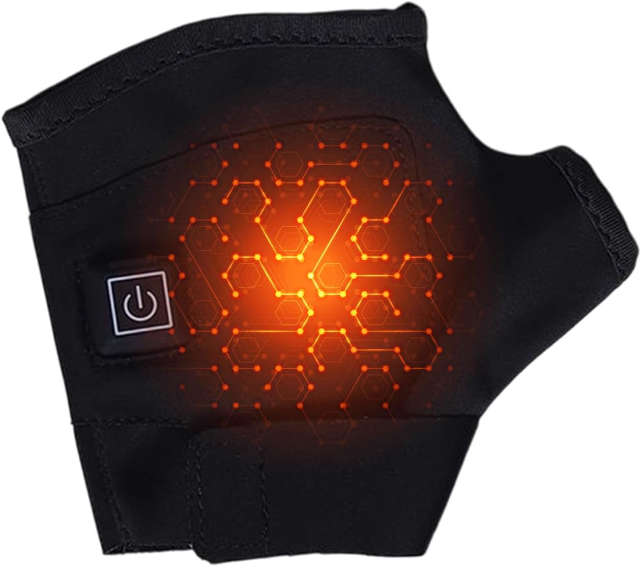 3 Temperature Modes Electric Mittens,Electric Heated Gloves,USB Heating Fingerless Gloves Hand Warmers For Men Women Youth Teens Athletes Skiing Hiking Working Snowboarding Sports Sledding